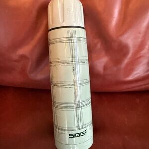 Vintage green Sigg thermos